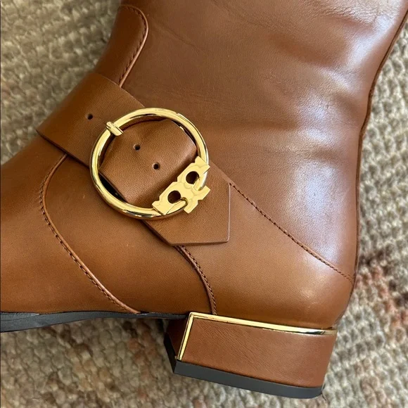Tory Burch Elegant Brown Knee-High Boots - Picture 2 of 11